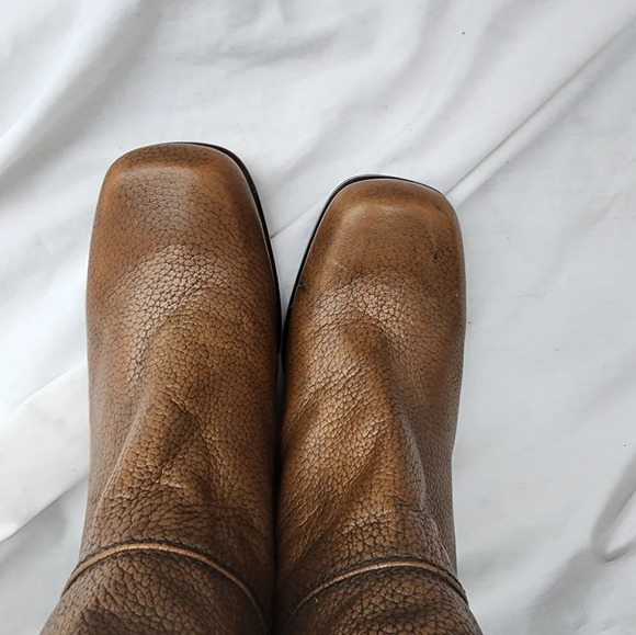 Stuart‎ Weitzman leather Sculpted heel leather boots 8.5 - Picture 13 of 13